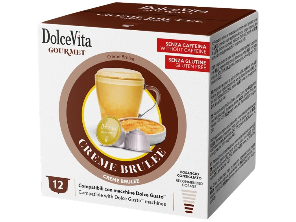 Dolce Gusto için Dolce Vita Creme Brulee 12 kapsül