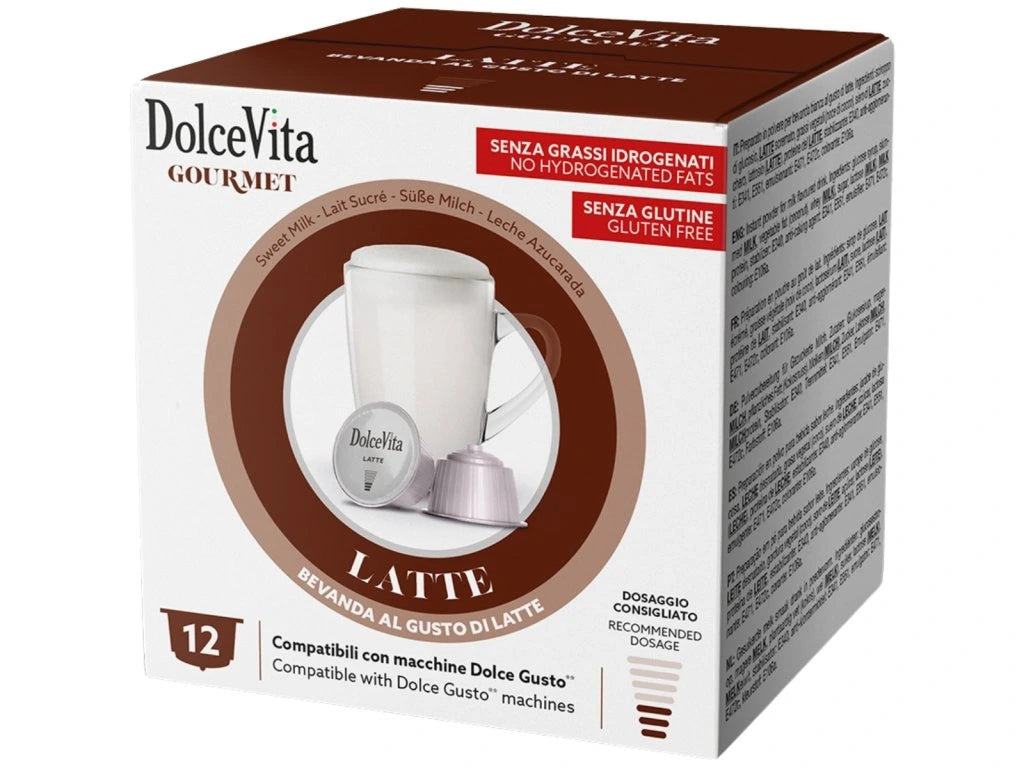 Dolce Gusto 12 kapsül için Dolce Vita Latte