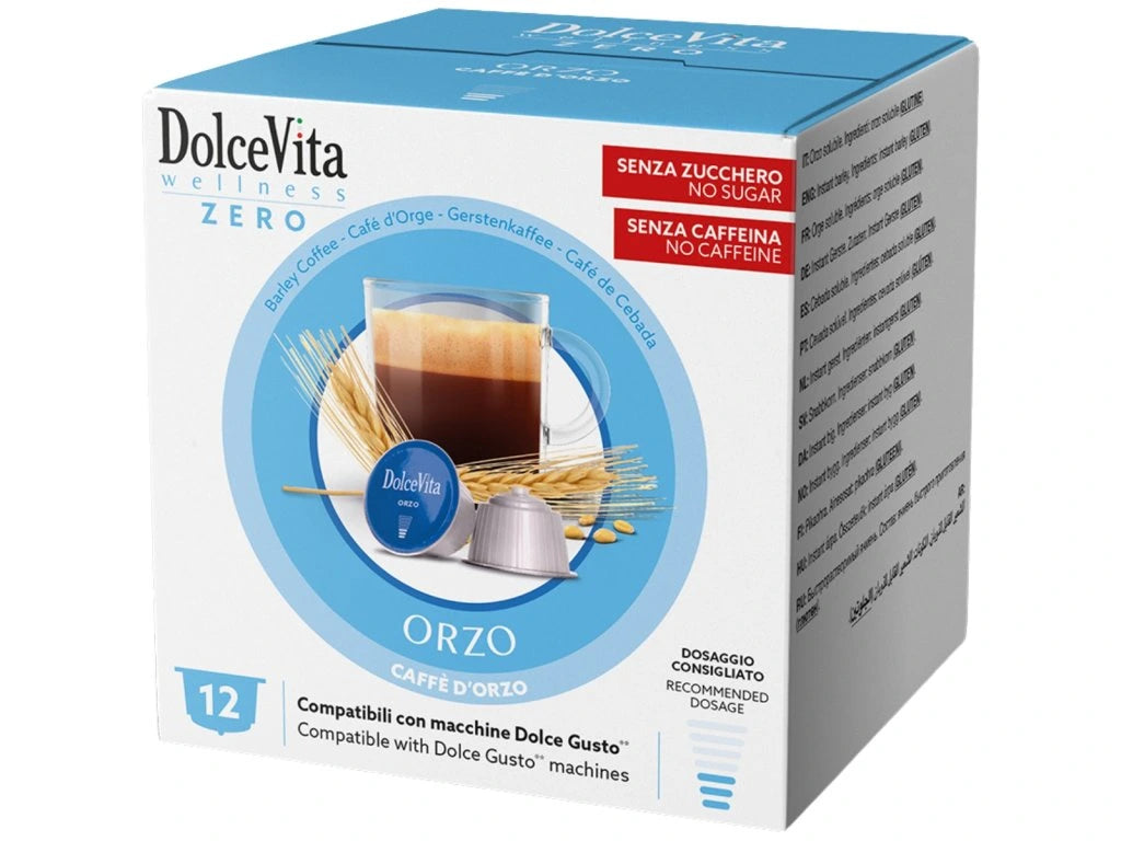 Dolce Gusto 12 kapsül için Dolce Vita Orzo Naturale Wellness