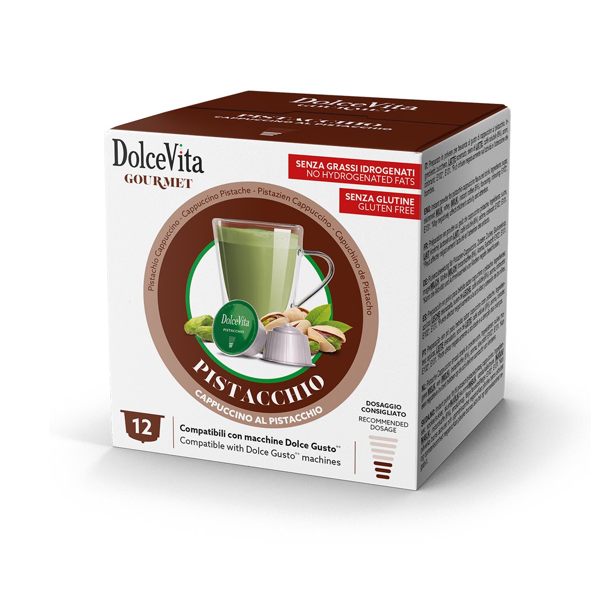 Dolce Vita Fıstıklı Kahve - Dolce Gusto ile uyumlu - 12 adet.