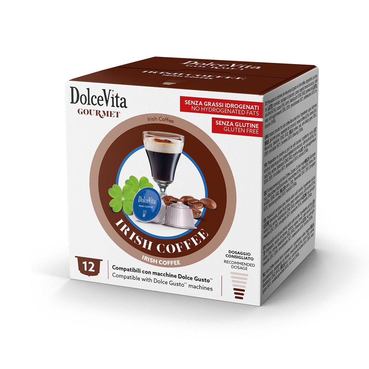 Dolce Vita Irish Coffee - Dolce Gusto ile uyumlu - 12 adet.