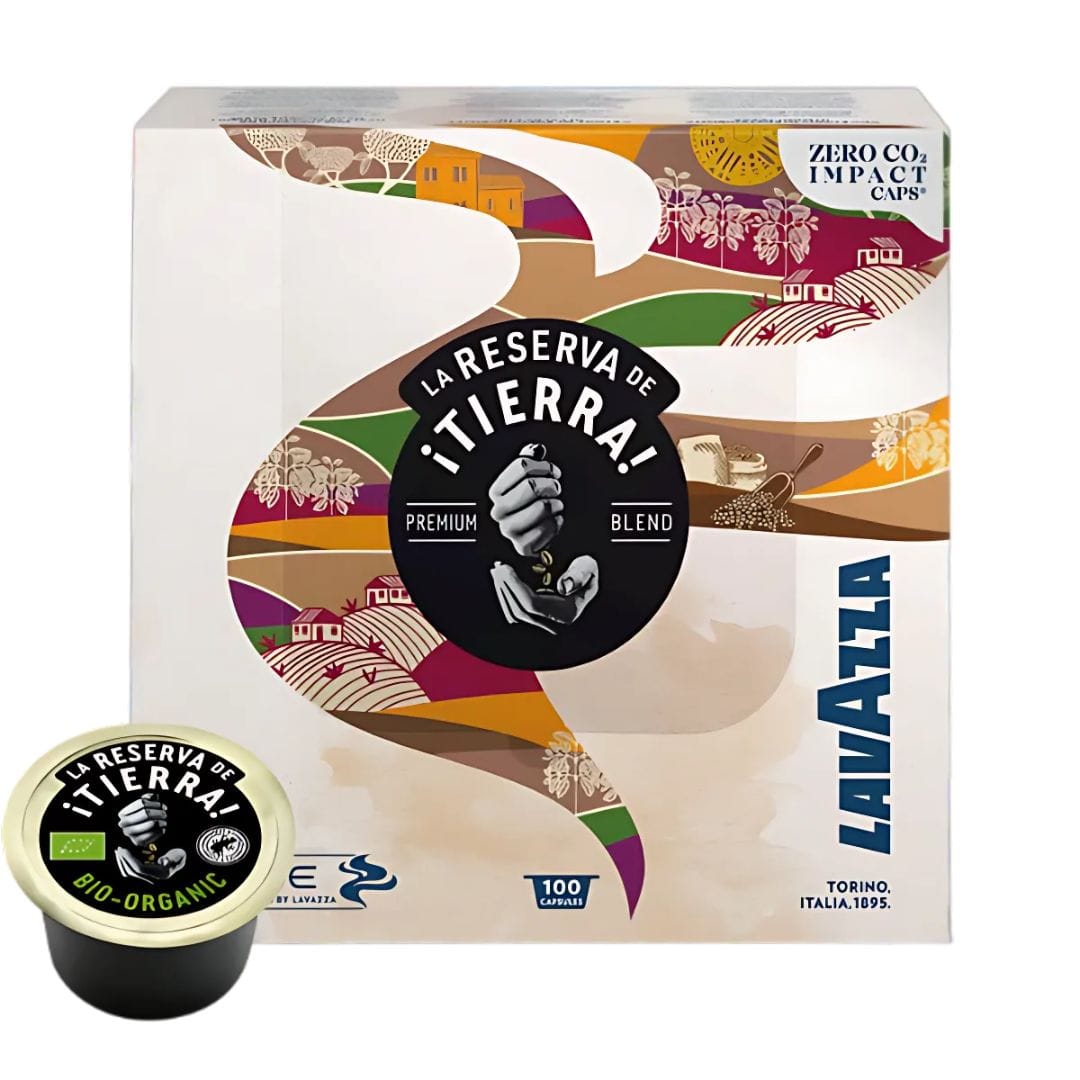 Lavazza Tierra Organik Kahve x100 Kapsül | %100 Arabica Bio