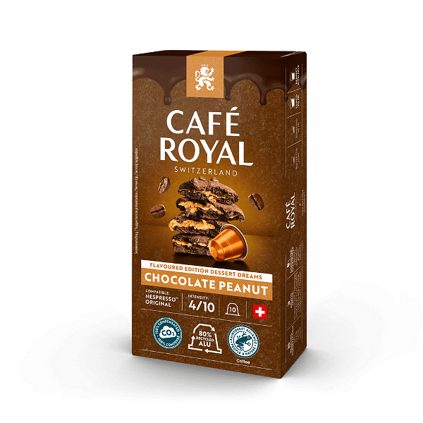 Café Royal Çikolatalı Yer Fıstığı - 10 Nespresso Uyumlu Kapsül