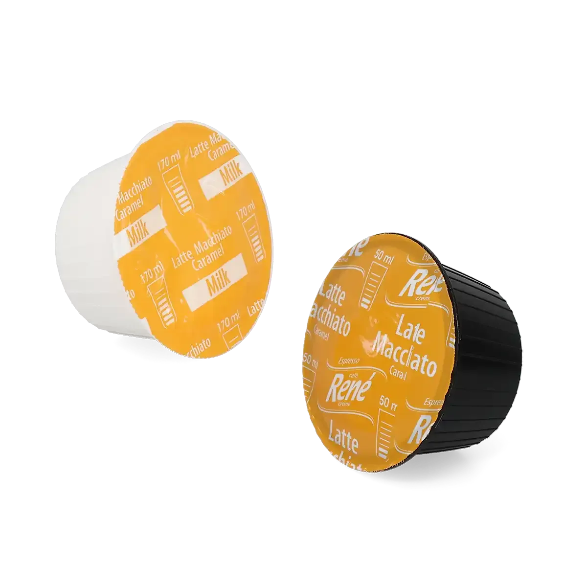 Karamelli Latte Macchiato - Café René Dolce Gusto için 16 kapsül.