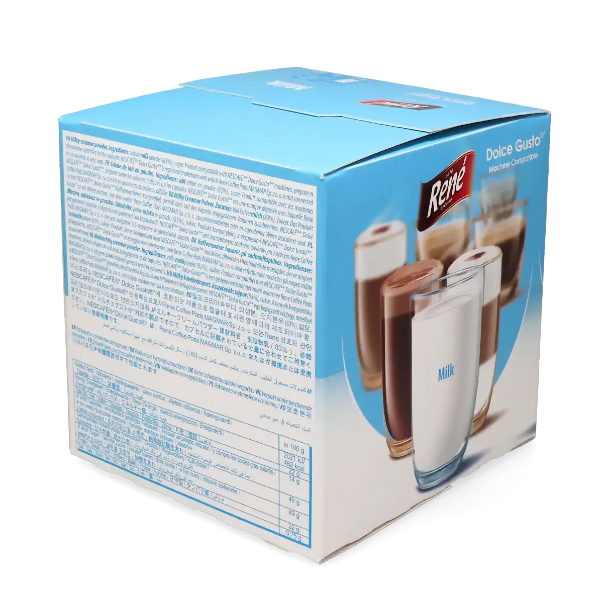 Maito - Café René Dolce Gusto için 16 kapsül.