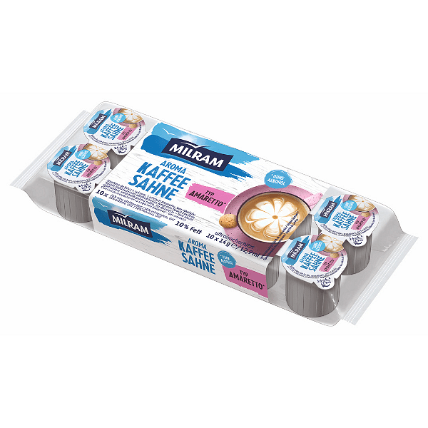 Milram Amaretto Aromalı Sıvı Krema - 10 Adet