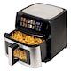 iHunt Bro Air Fryer 11L, 2300W, Geniş kapasite, Zamanlayıcı, Buz çözme, Dijital dokunmatik kontrol, 12 önceden ayarlanmış program, Otomatik kapanma, Termostat 60 - 200°C, Birinci sınıf paslanmaz çelik, Gümüş Siyah