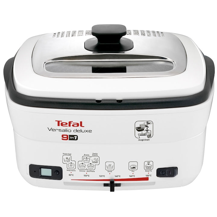 Tefal Versalio Deluxe 9'u 1 arada FR495070 model fritöz, 1600 W, 1 kg, Çıkarılabilir hazne