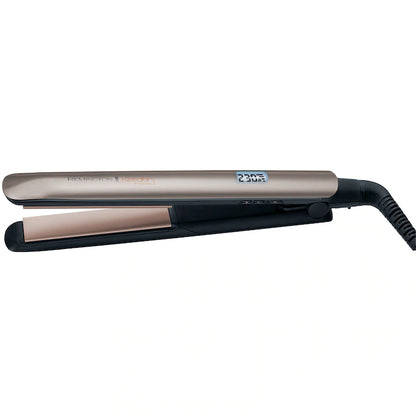 Remington S8540 Keratin Protect Saç Düzleştirici, Seramik Plakalar, 9 Sıcaklık Ayarı, 150°C - 230°C, LCD Ekran, Bronz/Siyah