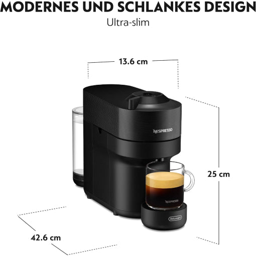 Delonghi Nespresso Vertuo Pop ENV90.B 1350W kapsüllü espresso kahve makinesi