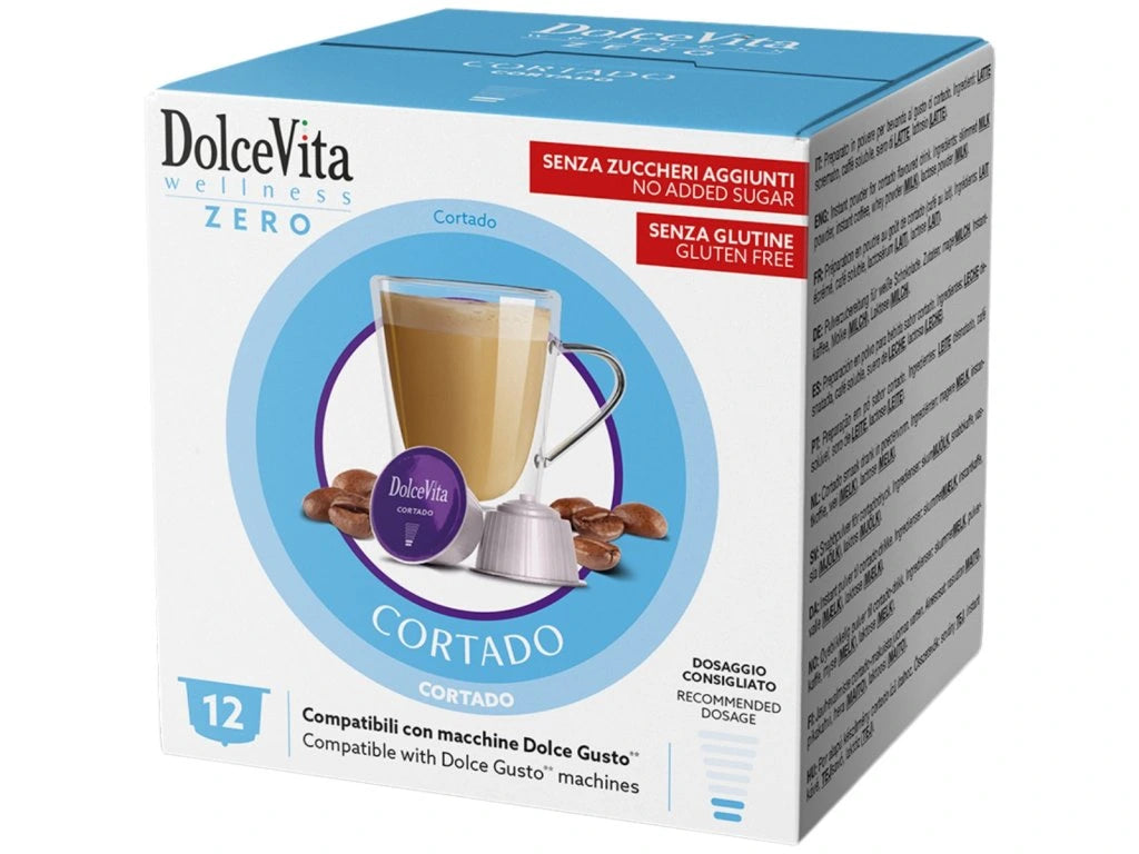 Dolce Gusto 12 kapsül için Dolce Vita Cortado