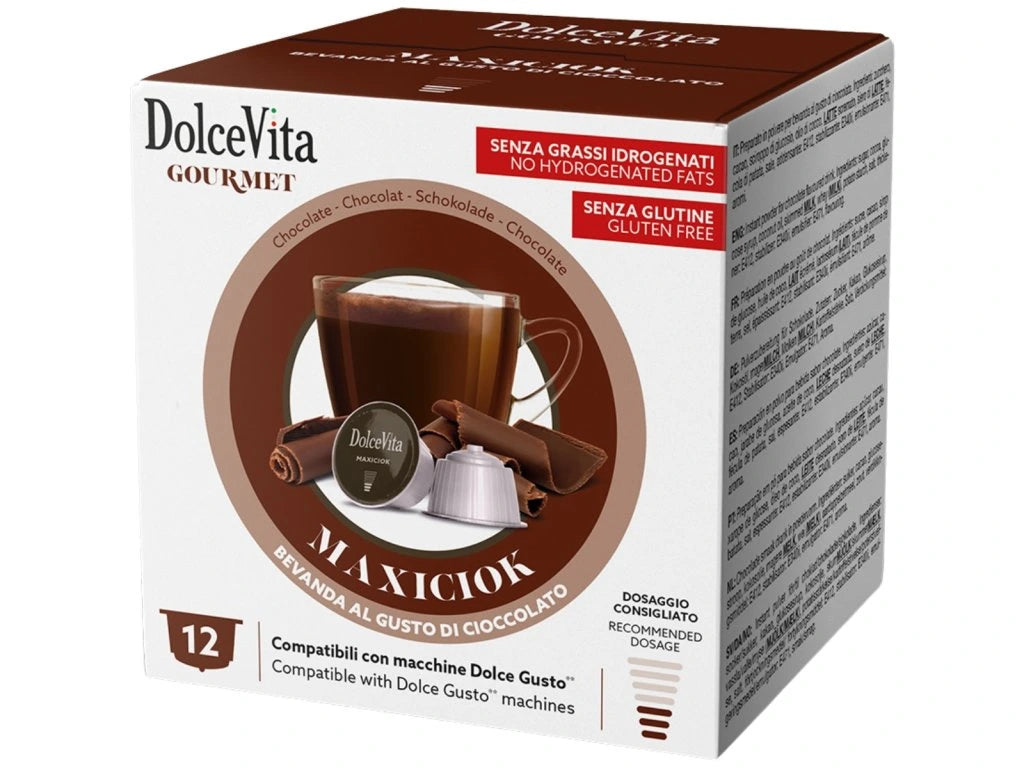Dolce Gusto için Dolce Vita Maxi Çikolatalı 12 kapsül