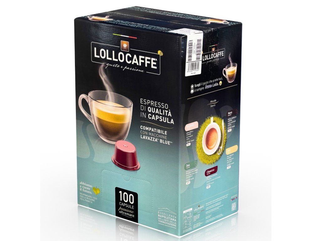Lavazza Blu® CLASSICO için Lollo Caffe kapsülleri 100 adet