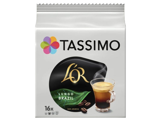 Tassimo L'OR Café Lungo Brezilya kapsülleri 16 adet