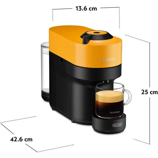 Delonghi Nespresso Vertuo Pop ENV90.Y (Sarı) 1350W kapsüllü espresso kahve makinesi