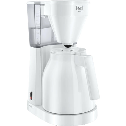 Melitta Easy – Çıkarılabilir döner filtreli kahve makinesi, cam sürahi ve damlama durduruculu filtre kahve makinesi, 10 fincana kadar kahve için, siyah