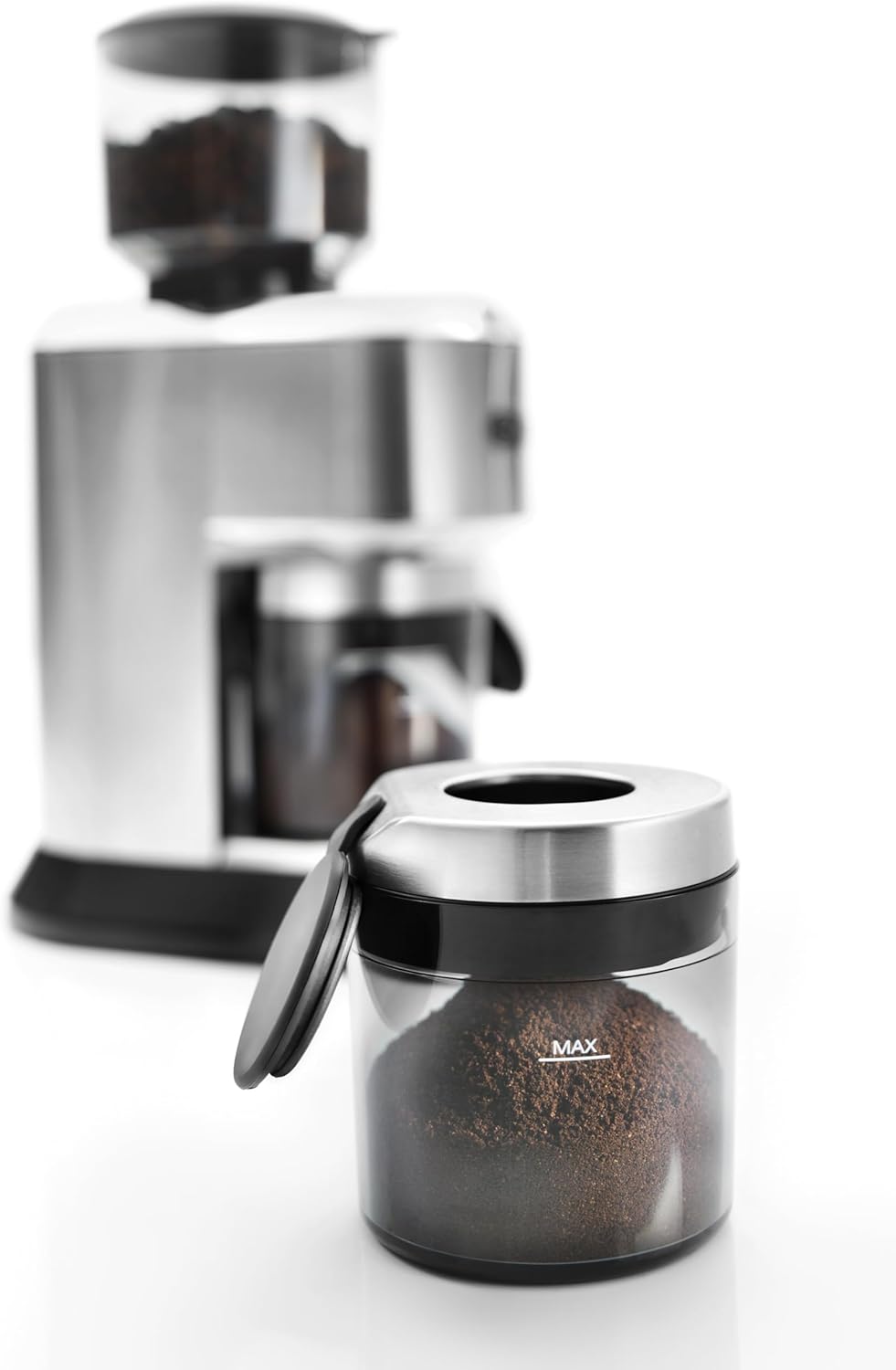 De'Longhi KG 521.M Electric Coffee Grinder, Silver