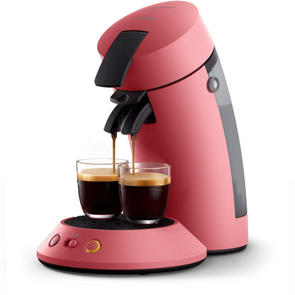 Philips Senseo Original Plus Coffee Pad Machine, Coffee Strength Selection, Coffee Boost Technology, Recycled Plastic, Blue Pavone (CSA210/00)