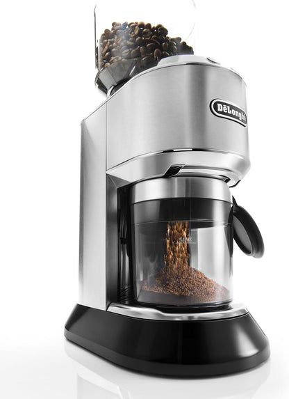De'Longhi KG 521.M Electric Coffee Grinder, Silver