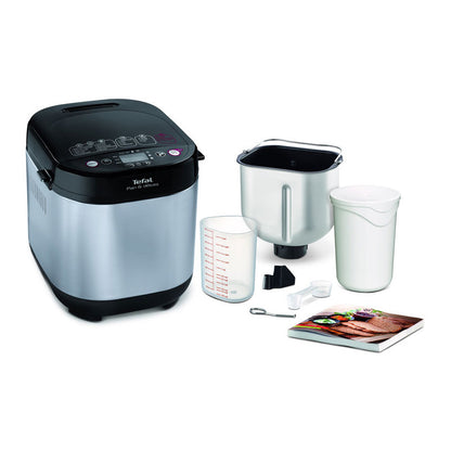 TEFAL PAIN ET DELICE PF240E38 720 W Ekmek Makinesi, Gri/Siyah, Program Sayısı: 20