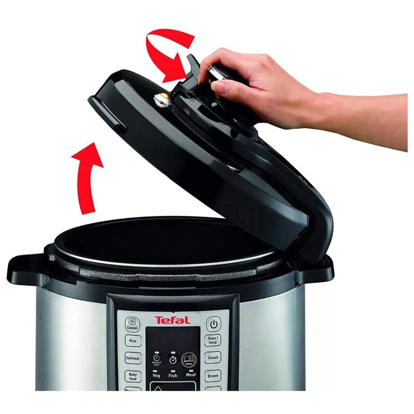 BASINÇLI ÇOKLU PİŞİRİCİ TEFAL CY505E 25 PROGRAM GRİ, 6,00 L, BASINÇLI
