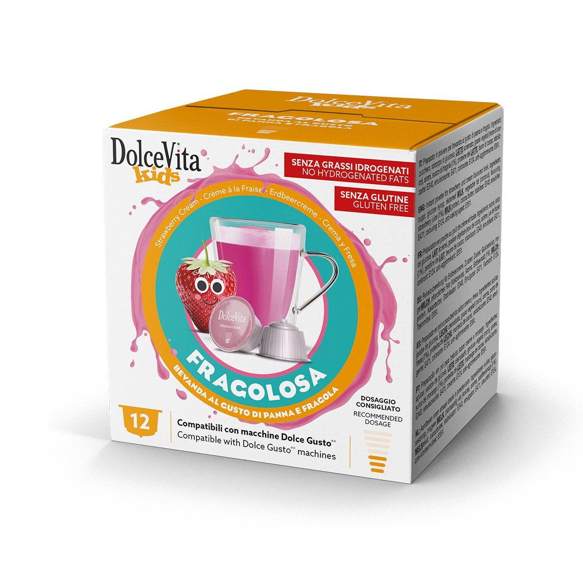 Dolce Vita FRAGOLOSA - Dolce Gusto -12 adet ile uyumludur.