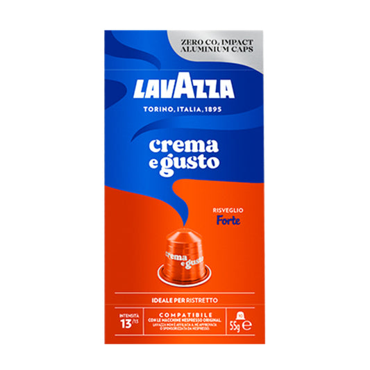 Lavazza Crema e Gusto Forte -10 Nespresso uyumlu kapsüller