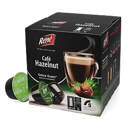 Fındıklı kahve - Café René Dolce Gusto için 16 kapsül.