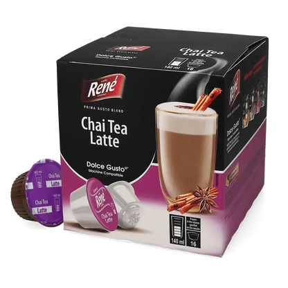 Çaylı Latte - Café René Dolce Gusto® için 16 kapsül