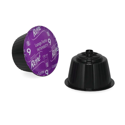 Lungo Forte - Café René Dolce Gusto için 16 kapsül.