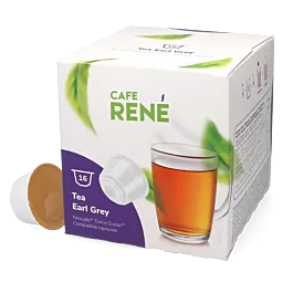 Earl Grey Çayı - Café René Dolce Gusto için 16 kapsül.