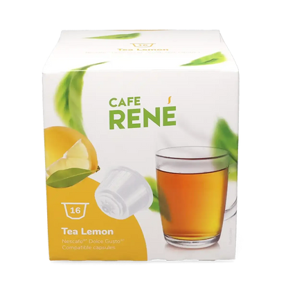 Limonlu çay - Cafe René Dolce Gusto için 16 kapsül.