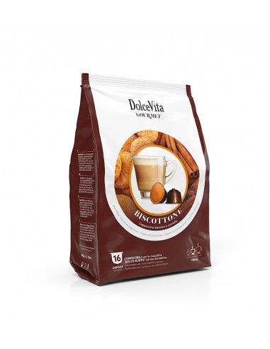 Dolce Vita BISCOTTONE - Dolce Gusto ile uyumlu - 16 adet