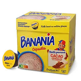 Sıcak çikolata - Banania Dolce Gusto için 12 kapsül