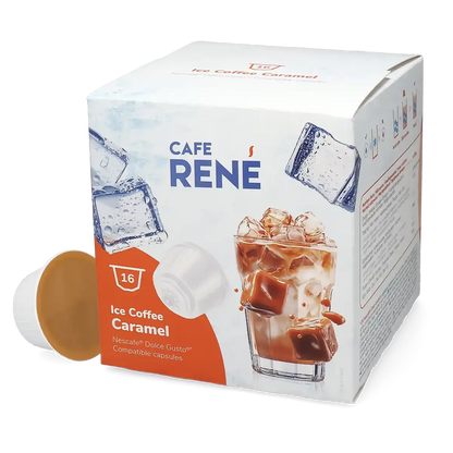 Buzlu Kahve Karamel Dolce Gusto için 16 kapsül.