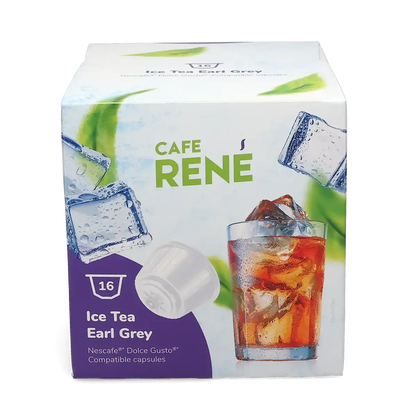 Earl Gray Buzlu Çay - Café Rene Dolce Gusto için 16 kapsül.