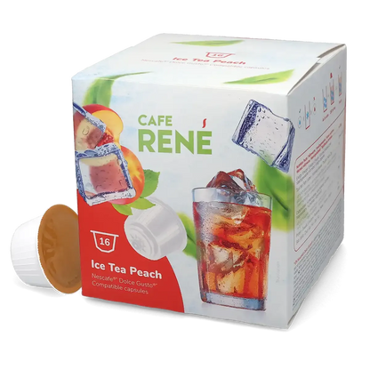 Şeftalili Buzlu Çay - Café Rene Dolce Gusto için 16 kapsül.