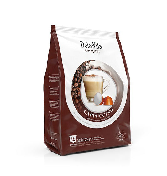 Dolce Vita CAPPUCCINO - Dolce Gusto ile uyumlu - 16 adet