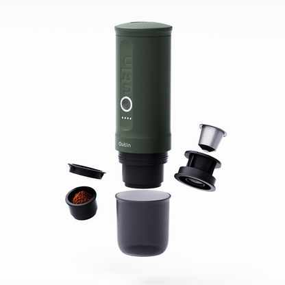 Outin Nano Taşınabilir Espresso Makinesi (Renk:Forest Green)