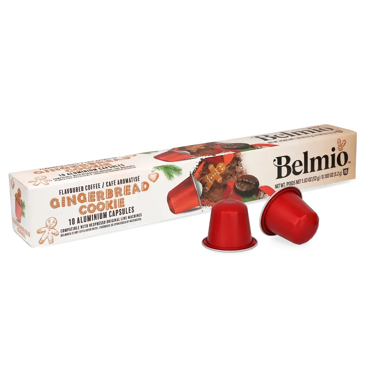 Belmio Zencefilli Kurabiye - Belmio Nespresso® için 10 kapsül