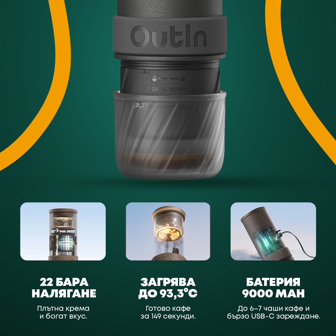 Outin Mino Taşınabilir Espresso Makinesi