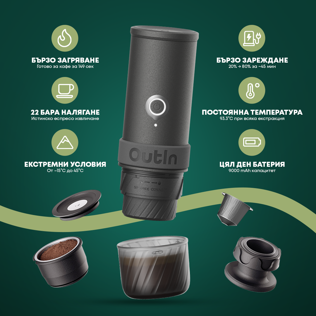 Outin Mino Taşınabilir Espresso Makinesi