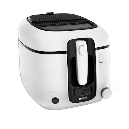 TEFAL Super Uno FR314030 Derin Yağ Fritözü, Pişirme kapasitesi 1,5 kg, Koku filtresi, Ayarlanabilir termostat 190°C, Beyaz