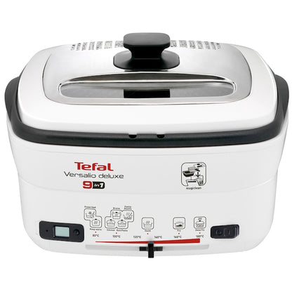 Tefal Versalio Deluxe 9'u 1 arada FR495070 model fritöz, 1600 W, 1 kg, Çıkarılabilir hazne