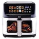 iHunt Bro Air Fryer 11L, 2300W, Geniş kapasite, Zamanlayıcı, Buz çözme, Dijital dokunmatik kontrol, 12 önceden ayarlanmış program, Otomatik kapanma, Termostat 60 - 200°C, Birinci sınıf paslanmaz çelik, Gümüş Siyah