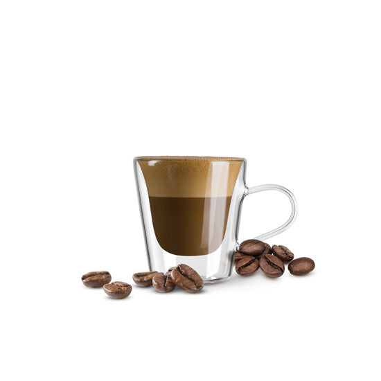 Macchiato kahve aromalı CORTADO hazır içecek için 16 adet Borbone kapsülü.
